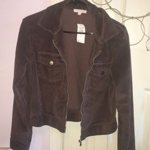 Don’t ask why brown corduroy jacket